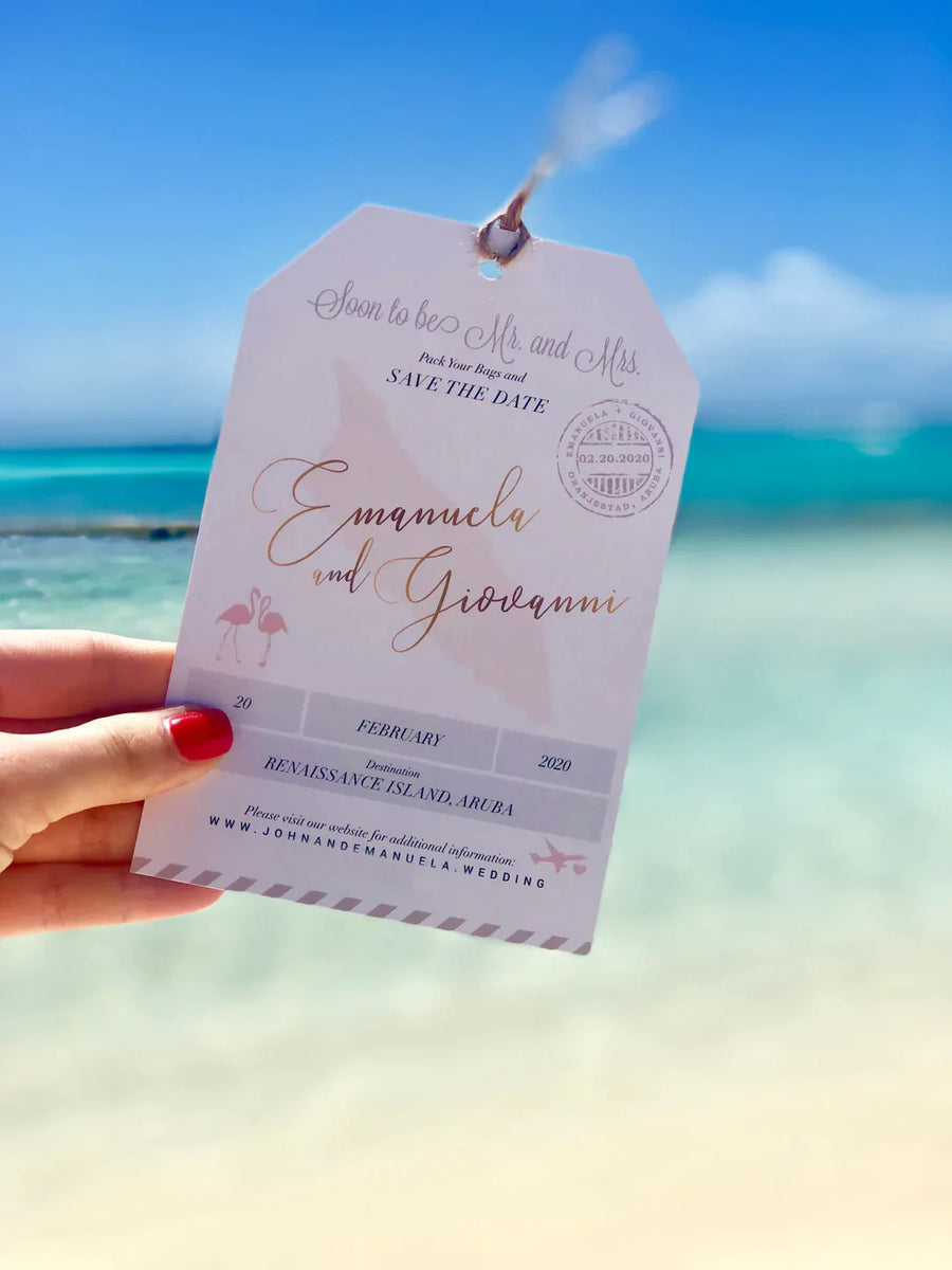 RESERVED, Destination Weddings Expert Complementary Save the Dates