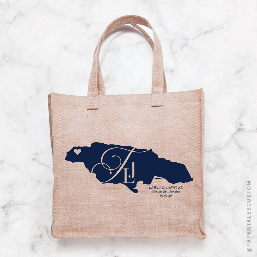 Elegant Monogram, Tote Bag Design