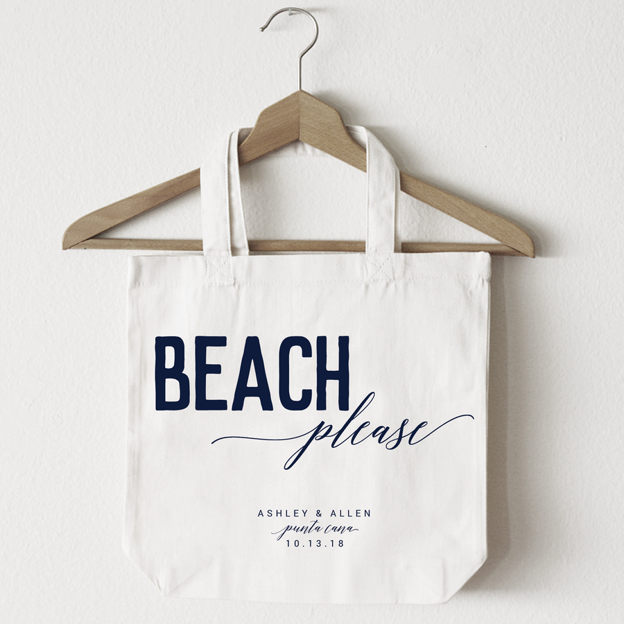 Beach Please, Tote Bag Design