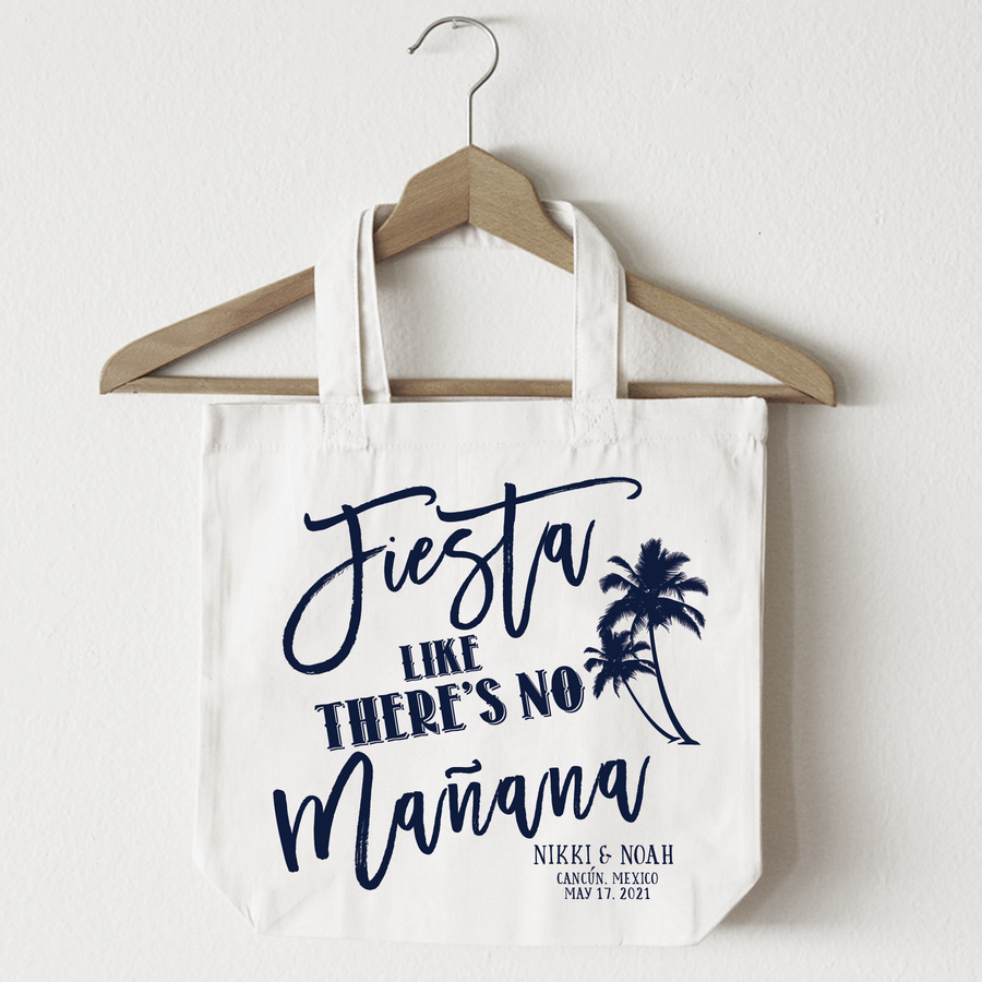 Fiesta Like There's No Mañana, Tote Bag Design