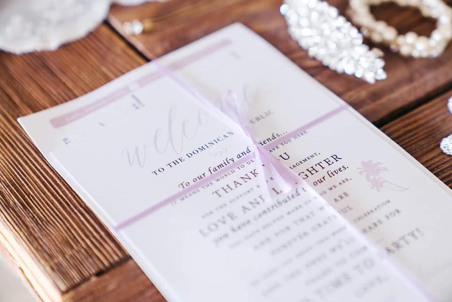 Wedding Welcome Letters