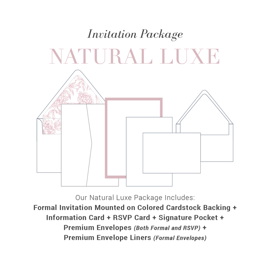 Natural Luxe Wedding Package