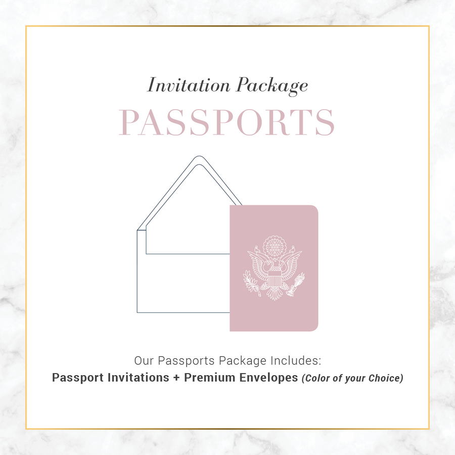 Passports Wedding Package
