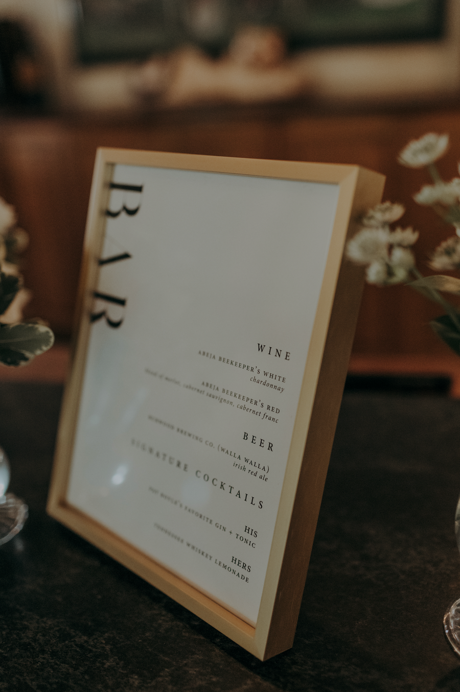 Table Signage – PaperTales Custom