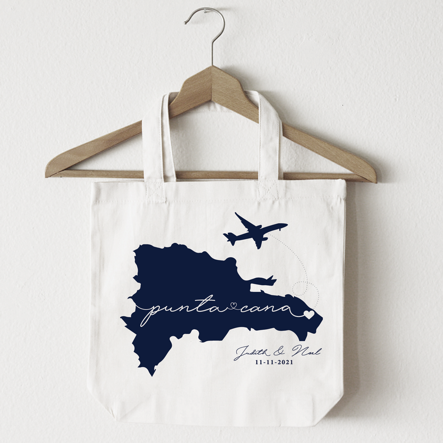 Script, Dominican Republic, Tote Bag Design