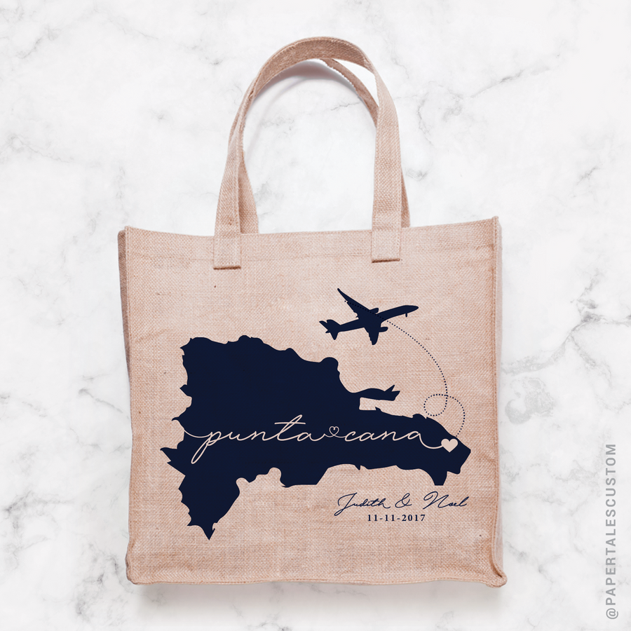 Script, Dominican Republic, Tote Bag Design