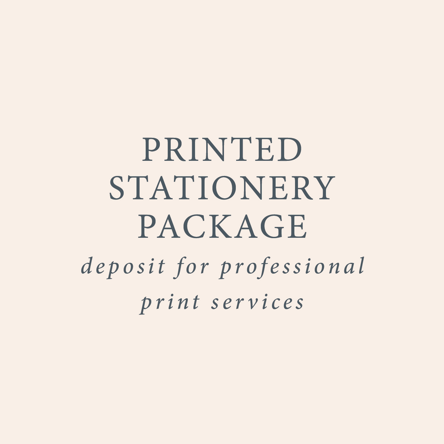 PaperTales Custom Wedding Invitations Professional Print Services Deposit